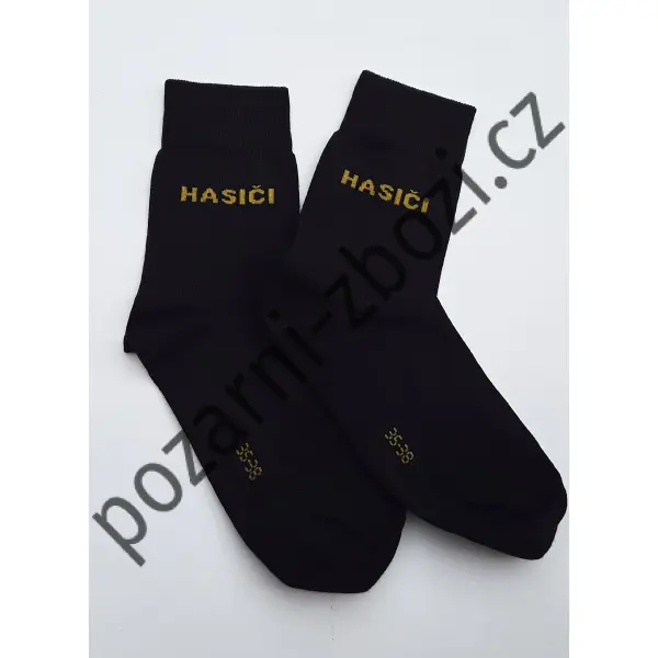 Bavlněné ponožky s nápisem Hasiči obr.2