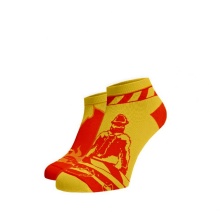 Ponožky - Veselé hasičské ponožky kotníkové