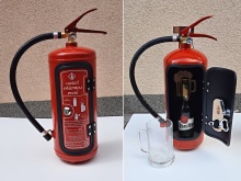 Bar - hasicí přístroj pivní se skleněným korbelem 0,5 l obr.1