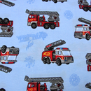 Dětské pyžamo s hasičskými auty - detail
