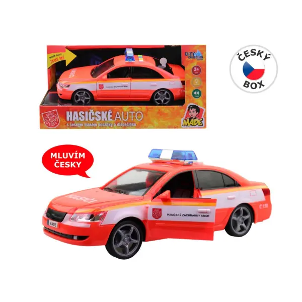 Auto HASIČI osobní vůz mluví česky obr.1