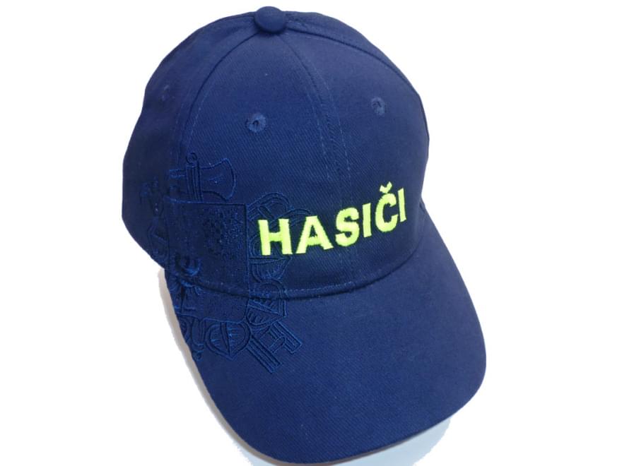 epice kiltovka s npisem HASII + logo, modr