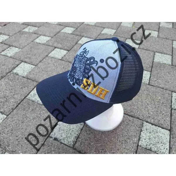 Čepice, kšiltovka - znak + nápis SDH síť v zadní části