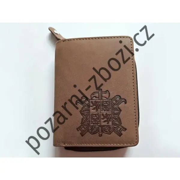 Dámská kožená minipeněženka se znakem SDH obr.1