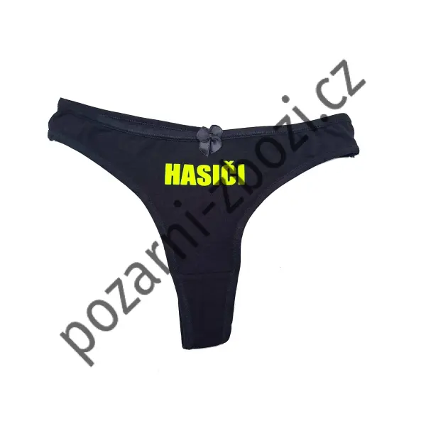 Dámská tanga s nápisem HASIČI obr.1