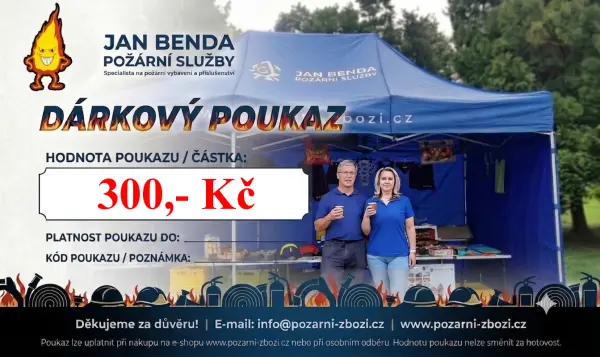 Dárková poukaz - 300,- Kč