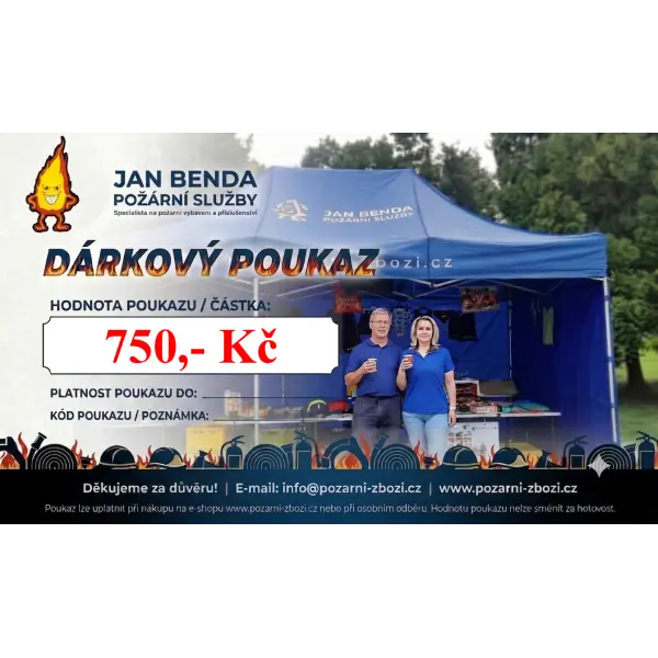Dárková poukaz - 750,- Kč