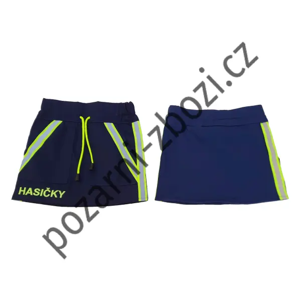 Dětská hasičská sukně s nápisem HASIČKY bavlna