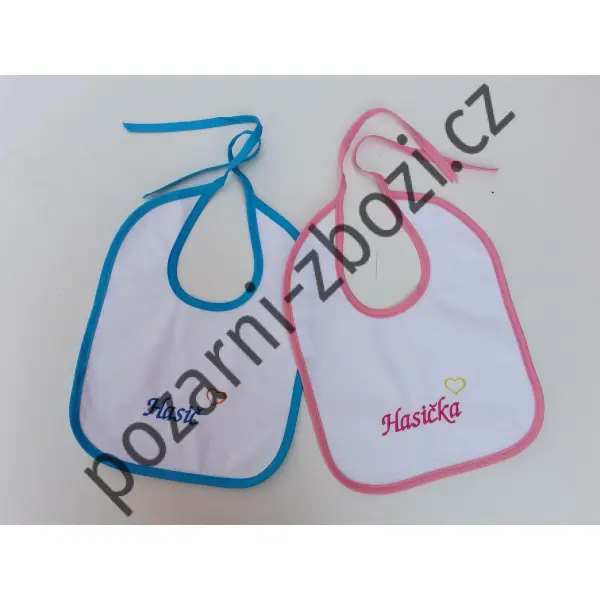 Dětský bryndák s nápisem Hasič, hasička