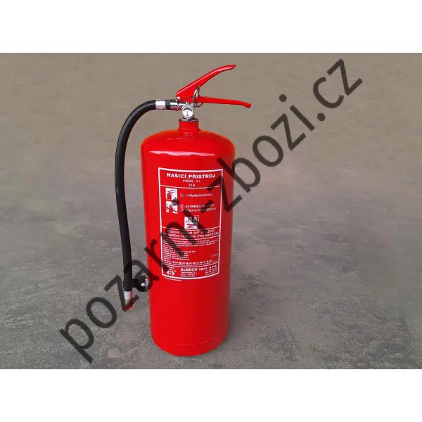 Hasicí přístroj vodní s množstvím hasiva 9 litrů vody