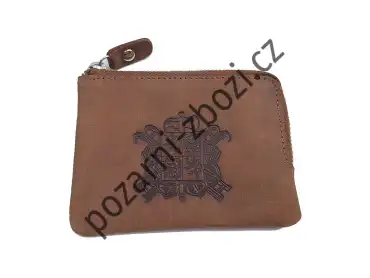 Kožená malá peněženka se znakem SDH