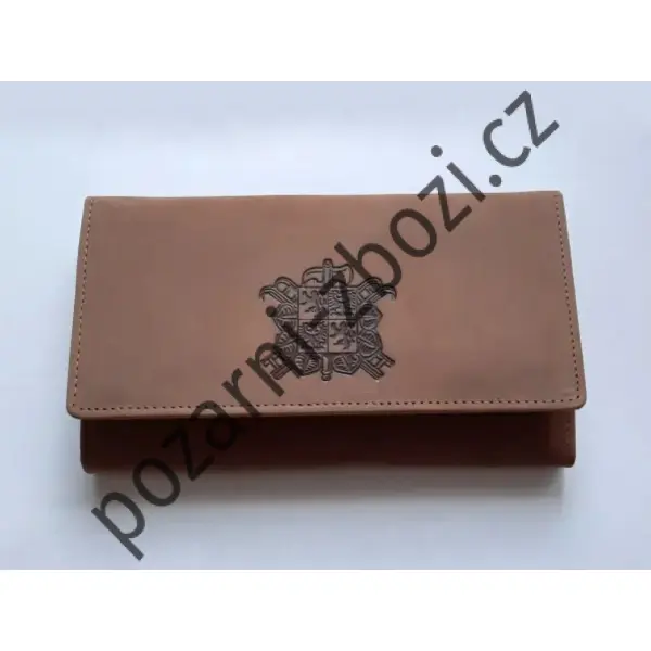 Kožená peněženka dámská, s patentem se znakem SDH obr.1
