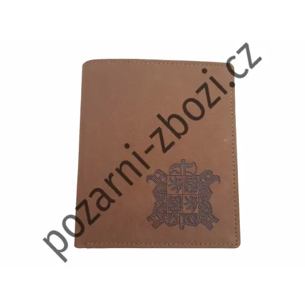 Kožená peněženka svislá se ZNAKEM SDH