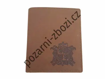 Kožená peněženka svislá se ZNAKEM SDH