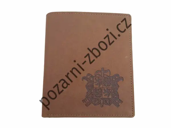 Kožená peněženka svislá se ZNAKEM SDH