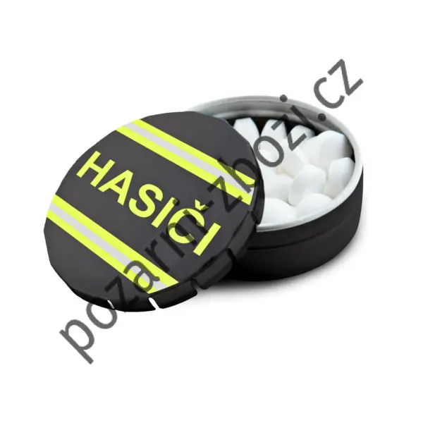 Mentolky, větrové bonbonky pro hasiče