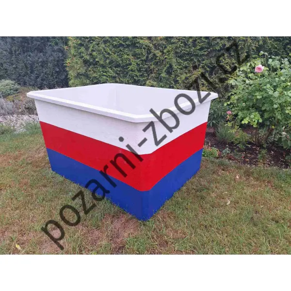 Nádrž, káď pro požární sport - Trikolora obr.1