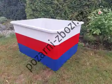 Nádrž, káď pro požární sport - Trikolora obr.1