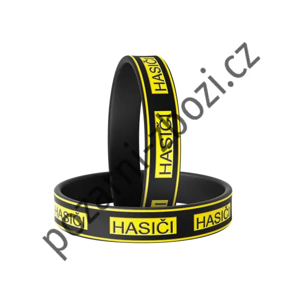 Náramek na ruku s nápisem Hasiči