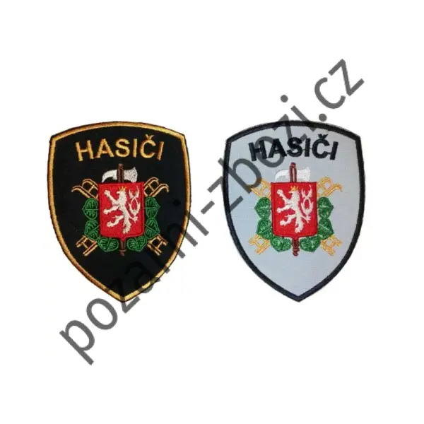Našívací znak SDH na rukáv vycházkové uniformy - modrý