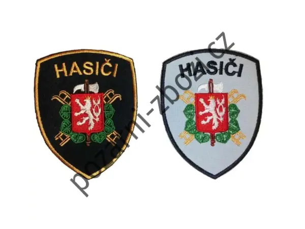 Našívací znak SDH na rukáv vycházkové uniformy - modrý