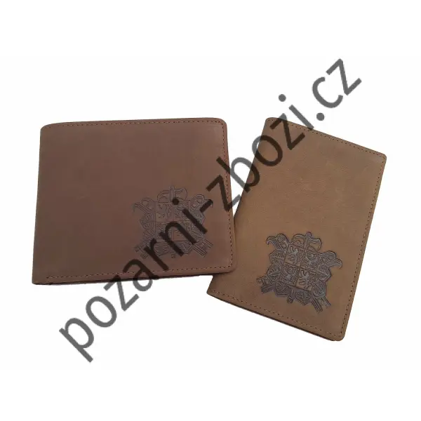 Peněženka + pouzdro na doklady se znakem SDH