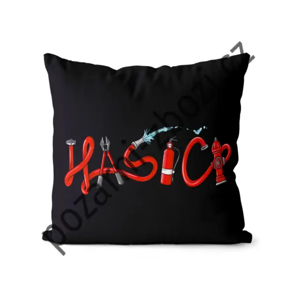 Polštář HASIČI s hadicí a hydrantem
