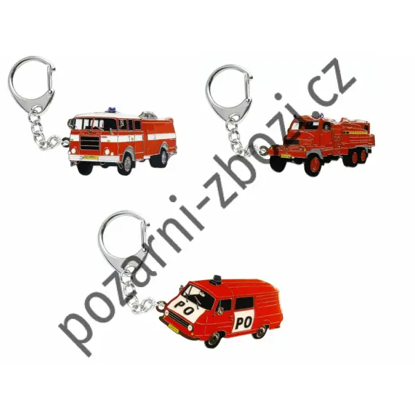 Přívěšek na klíče hasičské auto obr.1