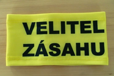 Rukávová páska VELITEL ZÁSAHU