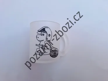 Skleněný hrnek s dráčkem Soptíkem