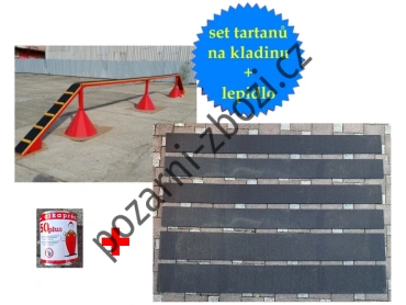 Tartan na kladinu 8m s lepidlem