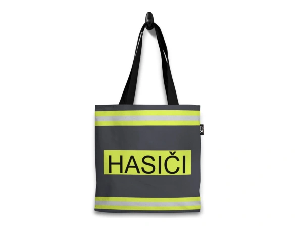 Textilní taška HASIČI s reflexními pruhy